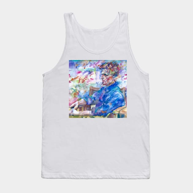 LUDWIG WITTGENSTEIN watercolor portrait .2 Tank Top by lautir